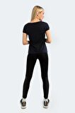 Slazenger PLAY Kadın T-Shirt Lacivert