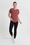 Slazenger PLUS Kadın T-Shirt Tarçın