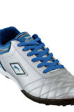Slazenger HUGO HS Futbol Erkek Çocuk Halı Saha Ayakkabı Gri / Mavi