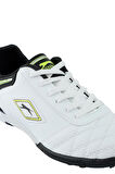 Slazenger HUGO HS Futbol Erkek Çocuk Halı Saha Ayakkabı Beyaz / Siyah
