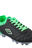 Slazenger HUGO KR Erkek Halı Saha Siyah / Yeşil Futbol Ayakkabısı
