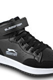 Slazenger PACE Çocuk Cırt Cırtlı Siyah / Beyaz Günlük Spor Ayakkabısı
