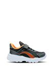 Slazenger KARISSA I Sneaker Erkek Çocuk Ayakkabı Siyah / Turuncu