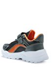 Slazenger KARISSA I Sneaker Erkek Çocuk Ayakkabı Siyah / Turuncu