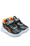 Slazenger KARISSA I Sneaker Erkek Çocuk Ayakkabı Siyah / Turuncu