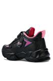 Slazenger KASUMI Sneaker Kız Çocuk Ayakkabı Siyah / Fuşya