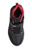 Slazenger Kesha Kalın Topuklu Su Geçirmez Kırmızı Siyah Sentetik Kız Çocuk Bot