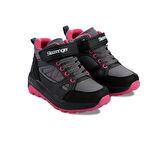 Slazenger KESHA Çocuk Cırt Cırtlı Siyah / Fuşya Bot