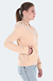 Slazenger SOFAL I Kadın Polar Sweatshirt Bej