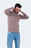 Slazenger Kapüşon Yaka Taş Erkek Sweatshırt ST22WE101-280 BUSTER