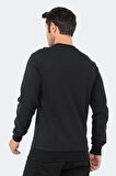 Slazenger Bisiklet Yaka Lacivert Erkek Sweatshırt ST22WE103-400BAR