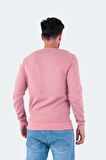 Slazenger Bisiklet Yaka Pudra Erkek Sweatshırt ST22WE103-676BAR