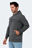 Slazenger BARNA Erkek Sweatshirt Antrasit