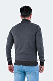 Slazenger BASIL Erkek Sweatshirt Antrasit