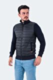 Slazenger Kapüşon Yaka Lacivert Erkek Sweatshırt BASIL