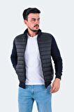 Slazenger Kapüşon Yaka Lacivert Erkek Sweatshırt BASIL