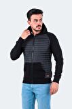 Slazenger BASS Erkek Sweatshirt Siyah