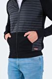 Slazenger BASS Erkek Sweatshirt Siyah