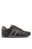 Slazenger OMEGA Büyük Beden Sneaker Erkek Ayakkabı Siyah / Siyah