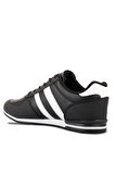 Slazenger OMEGA Büyük Beden Sneaker Erkek Ayakkabı Siyah / Beyaz