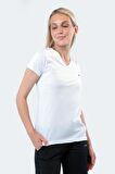 Slazenger REBELL I Kadın T-Shirt Beyaz