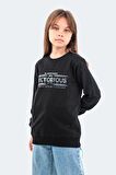 Slazenger DUNA Unisex Çocuk Sweatshirt Siyah