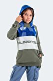 Slazenger DRAGICA Unisex Çocuk Sweatshirt Haki