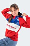 Slazenger DRAGICA Unisex Çocuk Sweatshirt Kırmızı