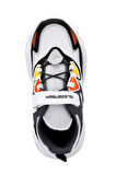 Slazenger KAJAL I Çocuk Cırt Cırtlı Beyaz / Siyah Sneaker