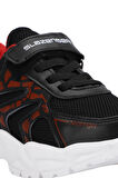 Slazenger KANNER Sneaker Erkek Çocuk Ayakkabı Siyah / Kırmızı
