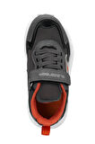 Slazenger KAORU Sneaker Erkek Çocuk Ayakkabı Koyu Gri / Turuncu
