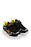 Slazenger KAORU IN Çocuk Cırt Cırtlı Siyah / Beyaz Sneaker