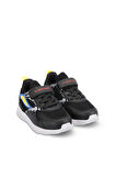 Slazenger KASHI KTN Çocuk Cırt Cırtlı Siyah / Kırmızı Sneaker