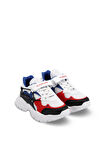 Slazenger KEKOA Sneaker Erkek Çocuk Ayakkabı Beyaz / Saks Mavi