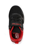 Slazenger KAVITHA KTN Sneaker Unisex Çocuk Ayakkabı Siyah / Kırmızı