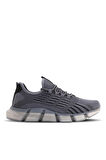 Slazenger ZANDER Sneaker Erkek Ayakkabı Koyu Gri / Siyah