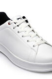 Slazenger ORFEO Sneaker Erkek Ayakkabı Beyaz / Kırmızı