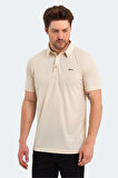 Slazenger SLOAN Erkek Polo Yaka Bej Tişört