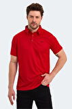 Slazenger SLOAN Erkek Polo Yaka Kırmızı Tişört