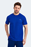 Slazenger SENATO Erkek T-Shirt Saks Mavi