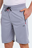 Slazenger OSAMU Erkek Cepli Gri Şort
