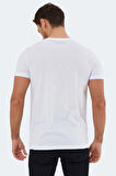 Slazenger SECTOR Erkek T-Shirt Beyaz