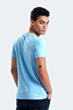 Slazenger SECTOR Erkek T-Shirt Mavi