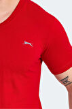 Slazenger SARGON KTN Erkek V Yaka Kırmızı Tişört