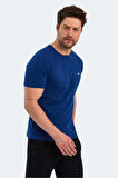 Slazenger PAINT Erkek Kısa Kol T-Shirt Indigo