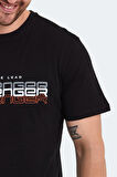 Slazenger PALLU I Erkek  Siyah Tişört