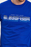 Slazenger PALLU I Erkek  Saks Mavi Tişört