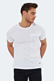 Slazenger KAURI Erkek T-Shirt Beyaz