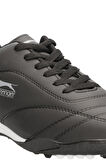 Slazenger MARK HS Erkek Halı Saha Siyah / Beyaz Futbol Ayakkabısı