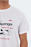 Slazenger KARNEN Oversize Erkek  Beyaz Tişört
